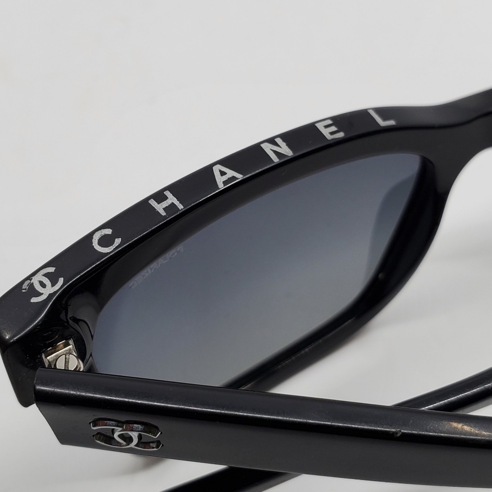 Chanel Square Logo Polarized Sunglasses. - Picture 11 of 11